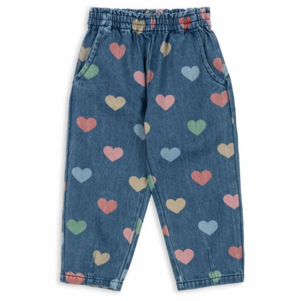Jean Magot Cœurs Coton Bio | Bleu