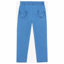 Jean Poches Cœur Buck | Bleu
