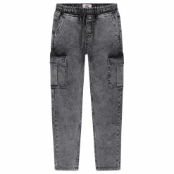 Jeans Cargo Jaro | Denim gris