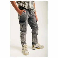 Jeans Cargo Jaro | Denim gris