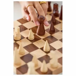 Jeu d'échecs en bois