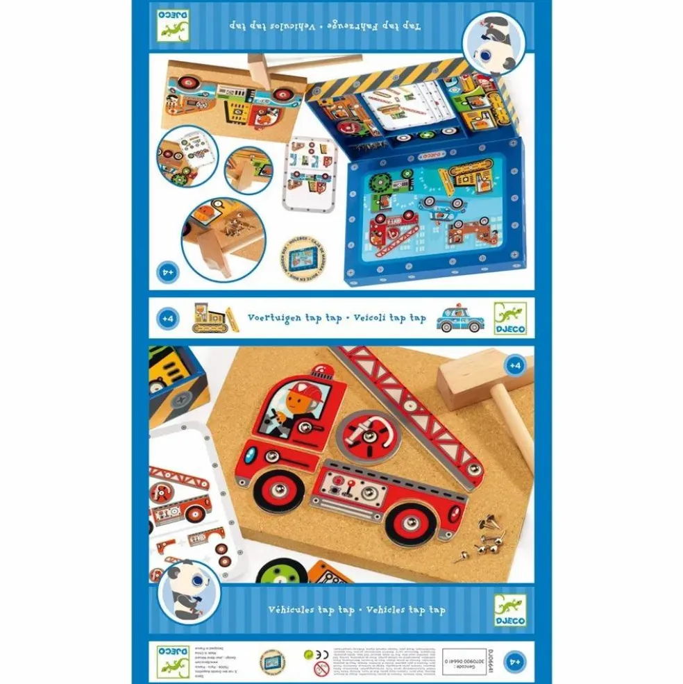 Jeu de dextérité Tap tap véhicules