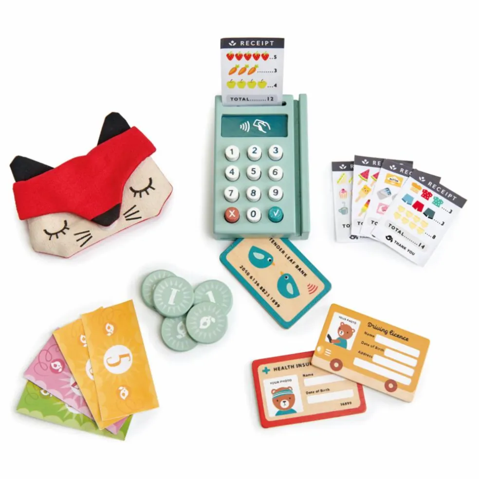 Jeu de paiement pour enfant en bois