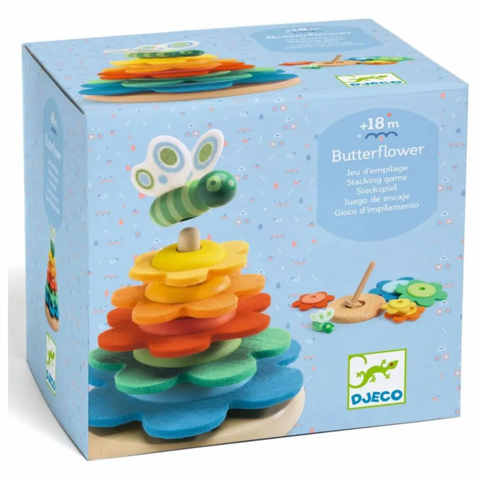 Jeu d'empilage Butterflower