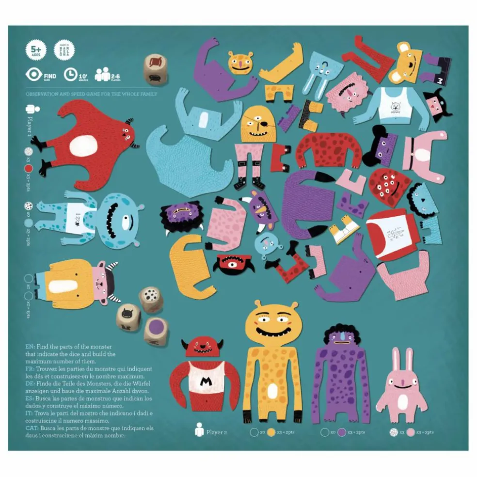 Jeu d'observation My Monsters