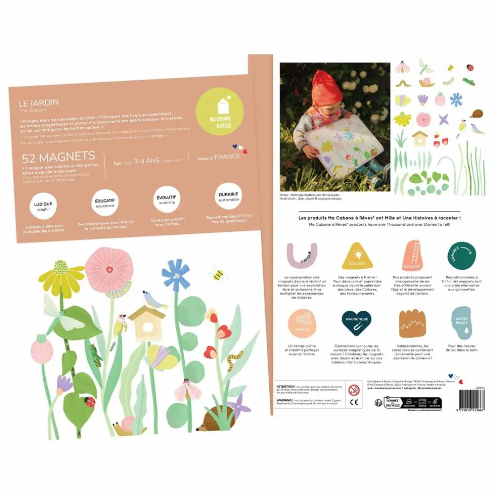 Jeu magnétique Le Jardin