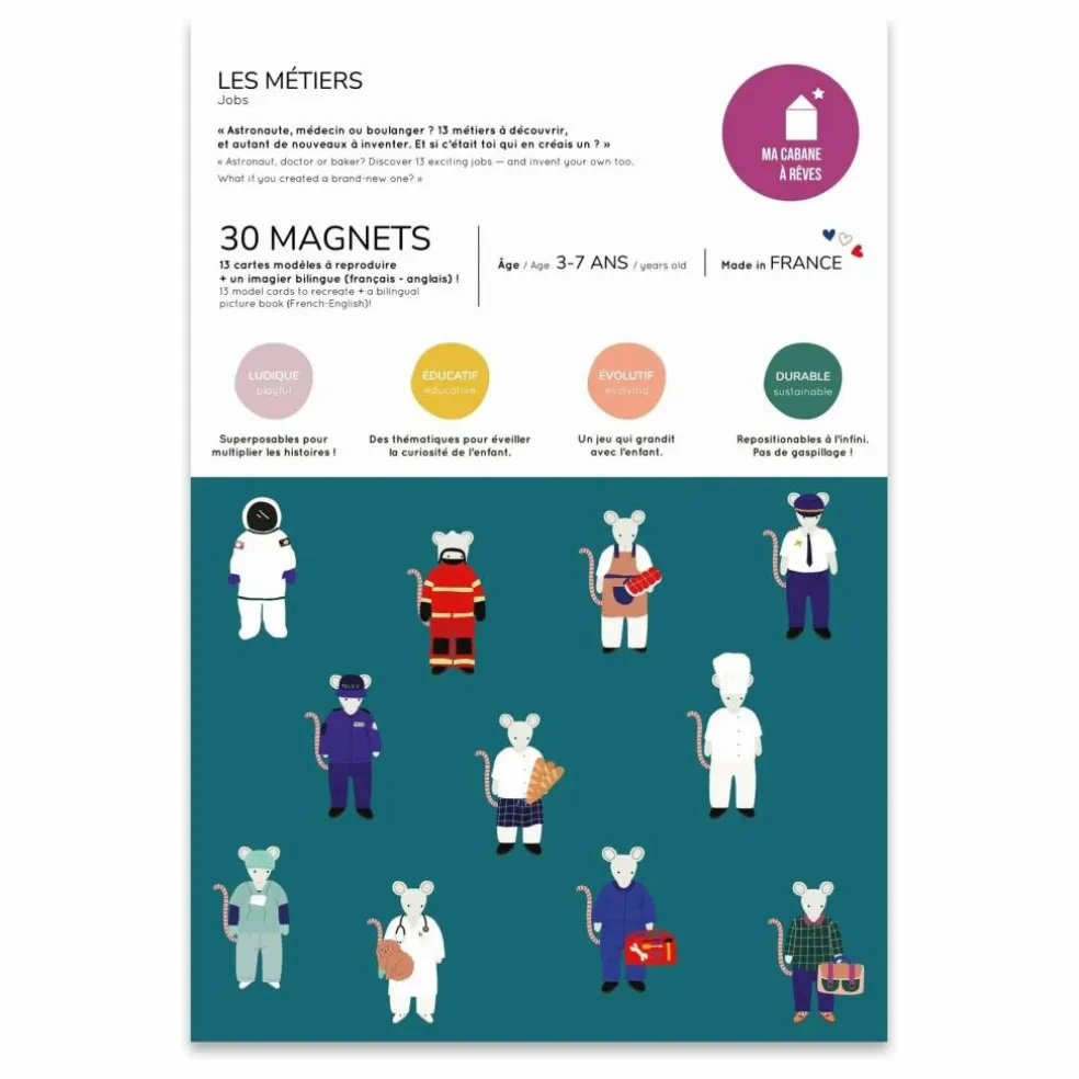 Jeu magnétique Les Métiers