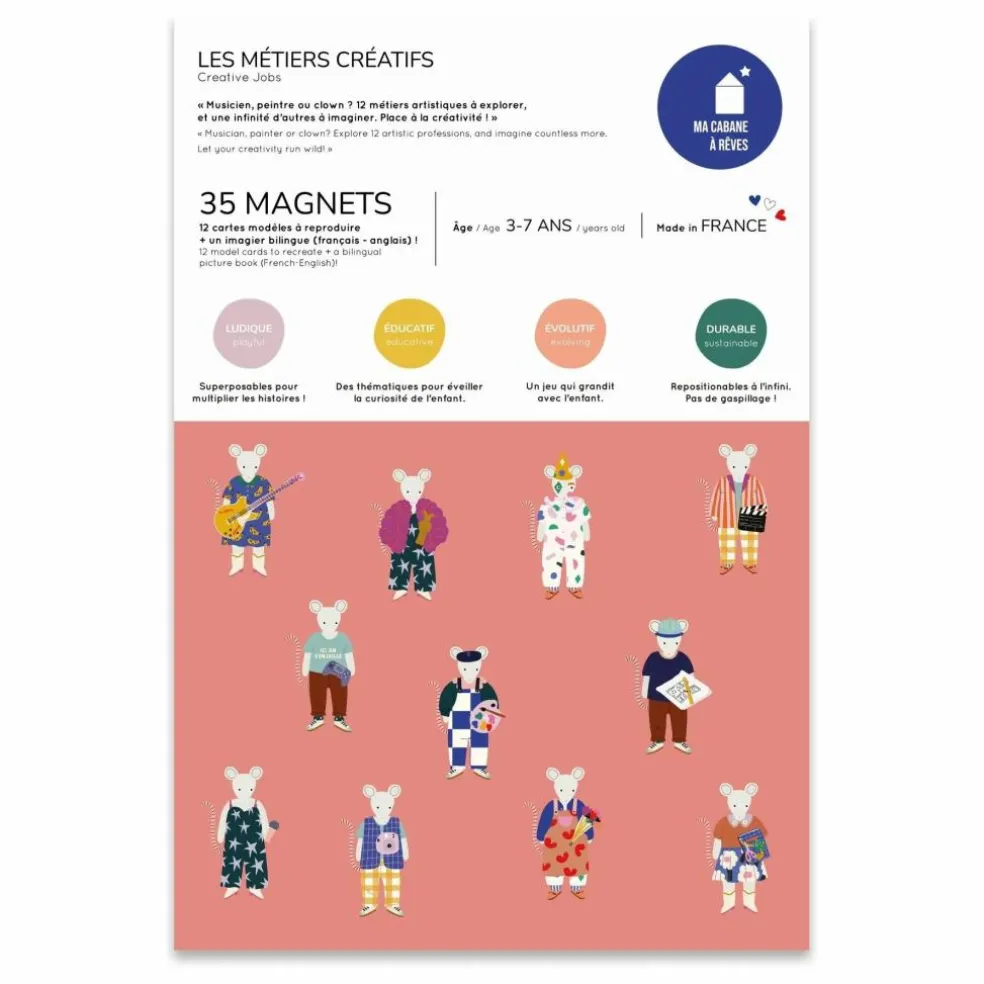 Jeu magnétique Les Métiers Créatifs