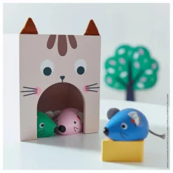 Jeu se repérer dans l'espace - Chat et souris