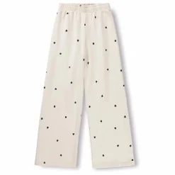 Jogger Anna Cœurs Coton Bio | Ecru