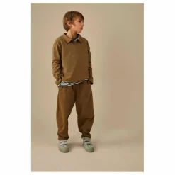 Jogger Barrel Coton Bio | Brun kaki