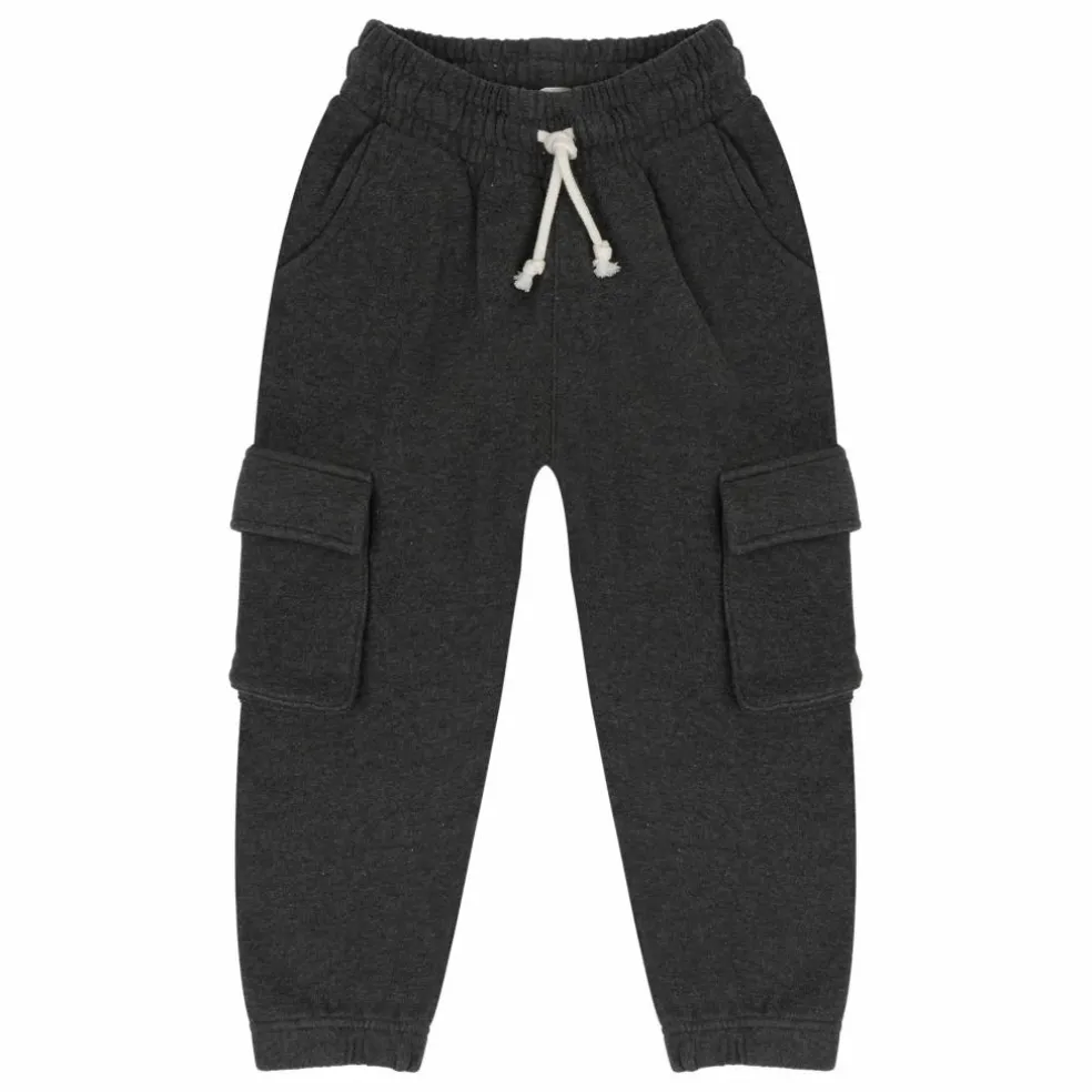 Jogger Cargo Coton Bio | Gris foncé