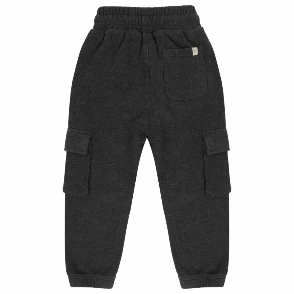 Jogger Cargo Coton Bio | Gris foncé