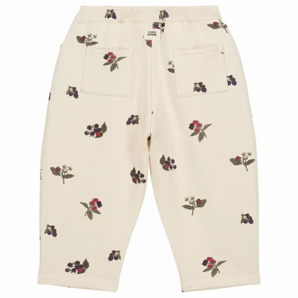 Jogger Carrot Mûres Coton Bio | Ecru