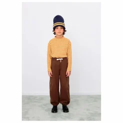 Jogger Contrasté Tiny Coton Bio | Marron