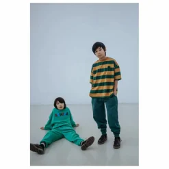 Jogger Cordon Coton Bio | Turquoise