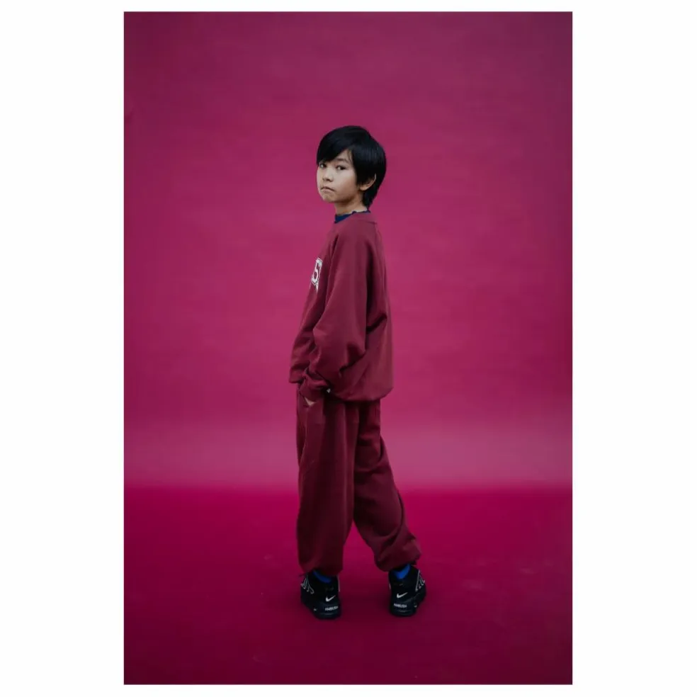 Jogger Coton Bio | Bordeaux