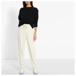 Jogger Côtelé Coton Bio | Blanc cassé