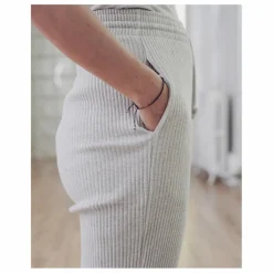 Jogger Côtelé Coton Bio | Gris