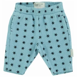 Jogger Côtelé Etoiles Coton Bio | Bleu