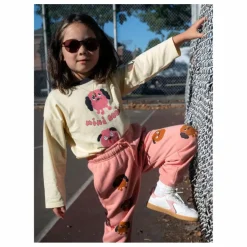Jogger Doggies Coton Bio | Rose pâle