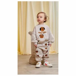 Jogger Doggies Coton Bio | Gris chiné
