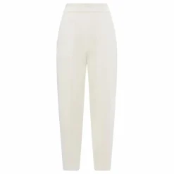 Jogger Droit Femme Molleton Bio | Blanc cassé