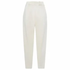 Jogger Droit Femme Molleton Bio | Blanc cassé