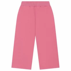 Jogger Droit Fille Molleton Bio | Vieux Rose