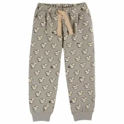 Jogger Ecureuils Coton Bio | Gris clair
