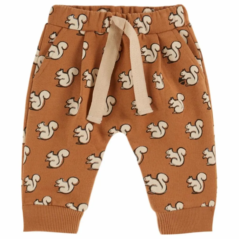 Jogger Ecureuils Coton Bio | Caramel