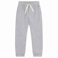Jogger Elastiqué Coton Bio | Gris chiné