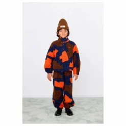 Jogger Façon Sherpa Abstrait | Bleu marine