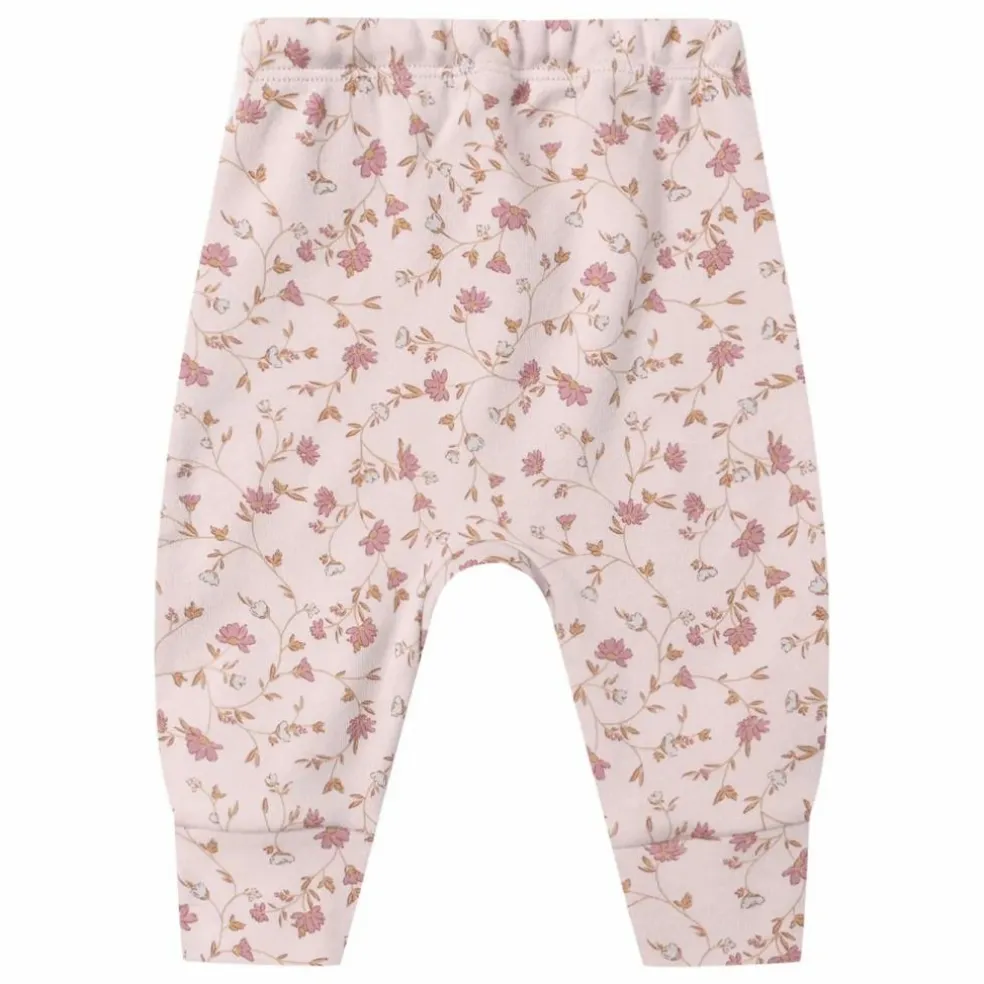 Jogger Fleuri Coton Bio | Lilas