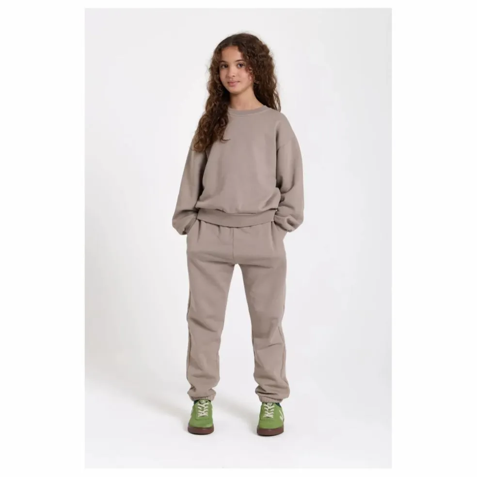 Jogger Kiwi Coton Bio | Gris taupe