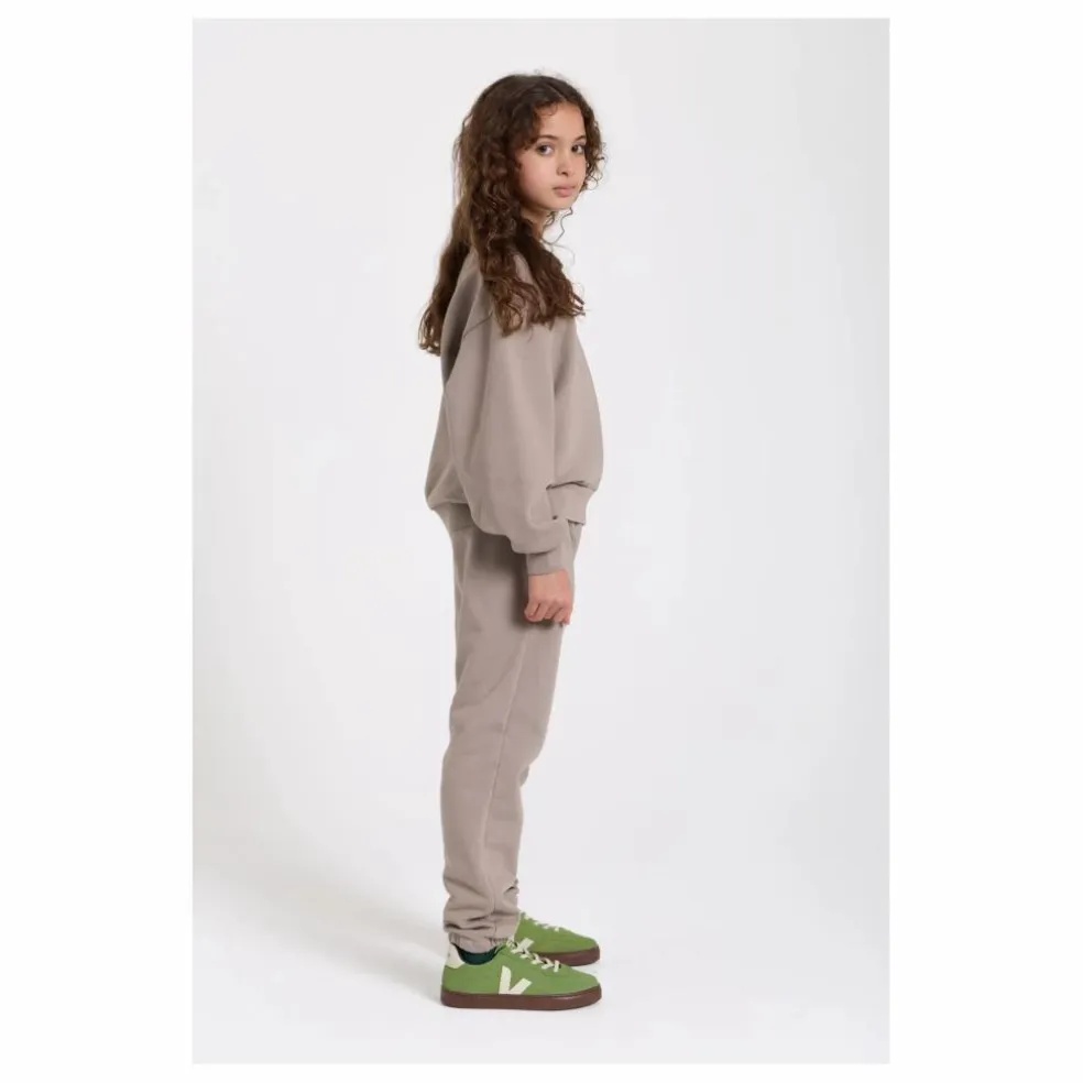 Jogger Kiwi Coton Bio | Gris taupe