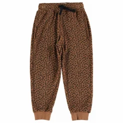 Jogger Léopard Eponge Coton Bio | Brun