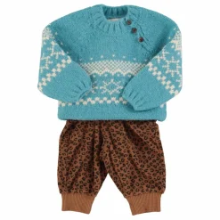Jogger Léopard Eponge Coton Bio | Brun