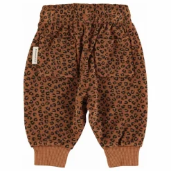 Jogger Léopard Eponge Coton Bio | Brun