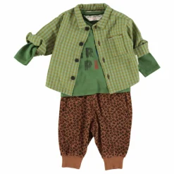Jogger Léopard Eponge Coton Bio | Brun
