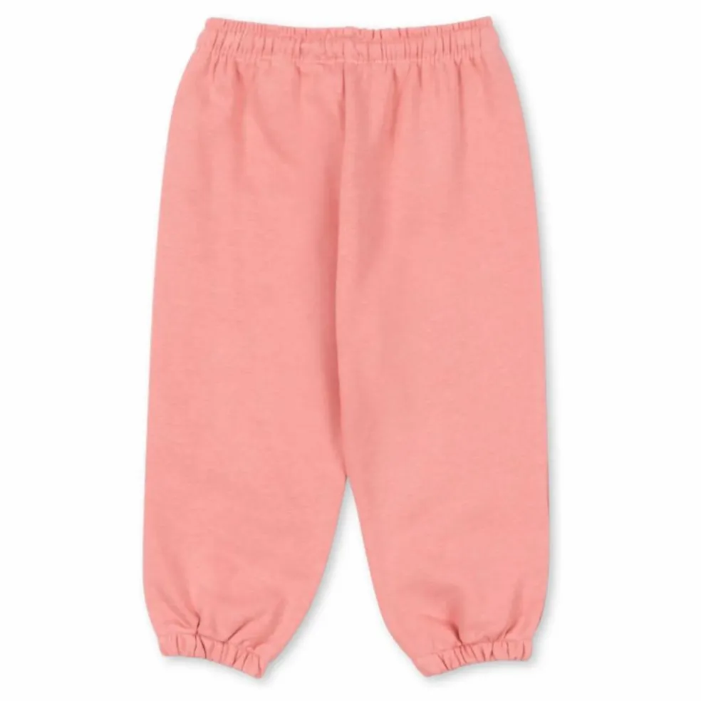 Jogger Lou Nœuds Coton Bio | Rose