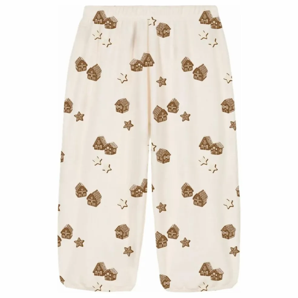 Jogger Porgy Noël Coton Bio | Ecru