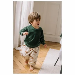 Jogger Porgy Noël Coton Bio | Ecru