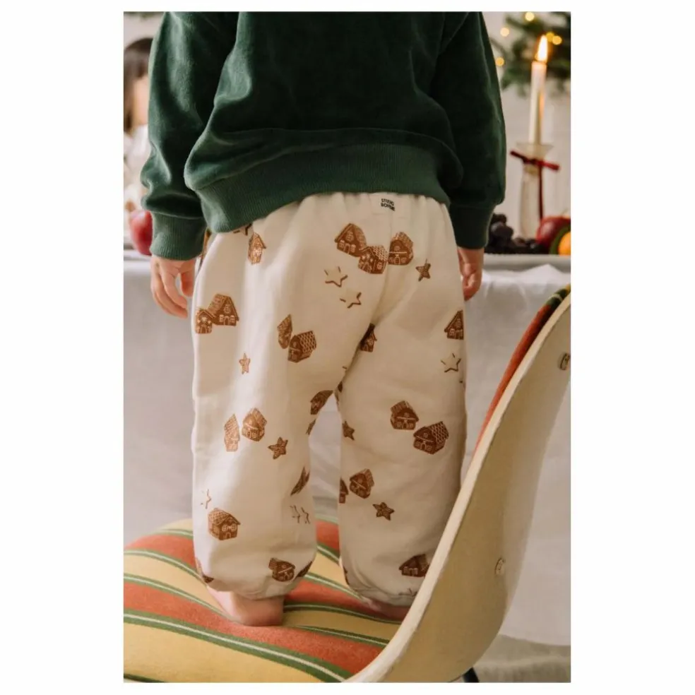Jogger Porgy Noël Coton Bio | Ecru