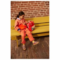 Jogger Rayé | Corail