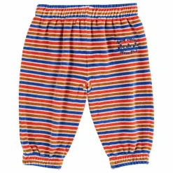 Jogger Rayé Velours | Rouge