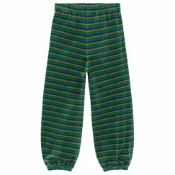 Jogger Rayé Velours | Vert