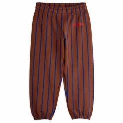 Jogger Rayures Coton Bio | Marron