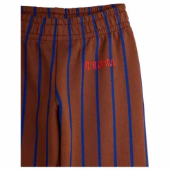 Jogger Rayures Coton Bio | Marron