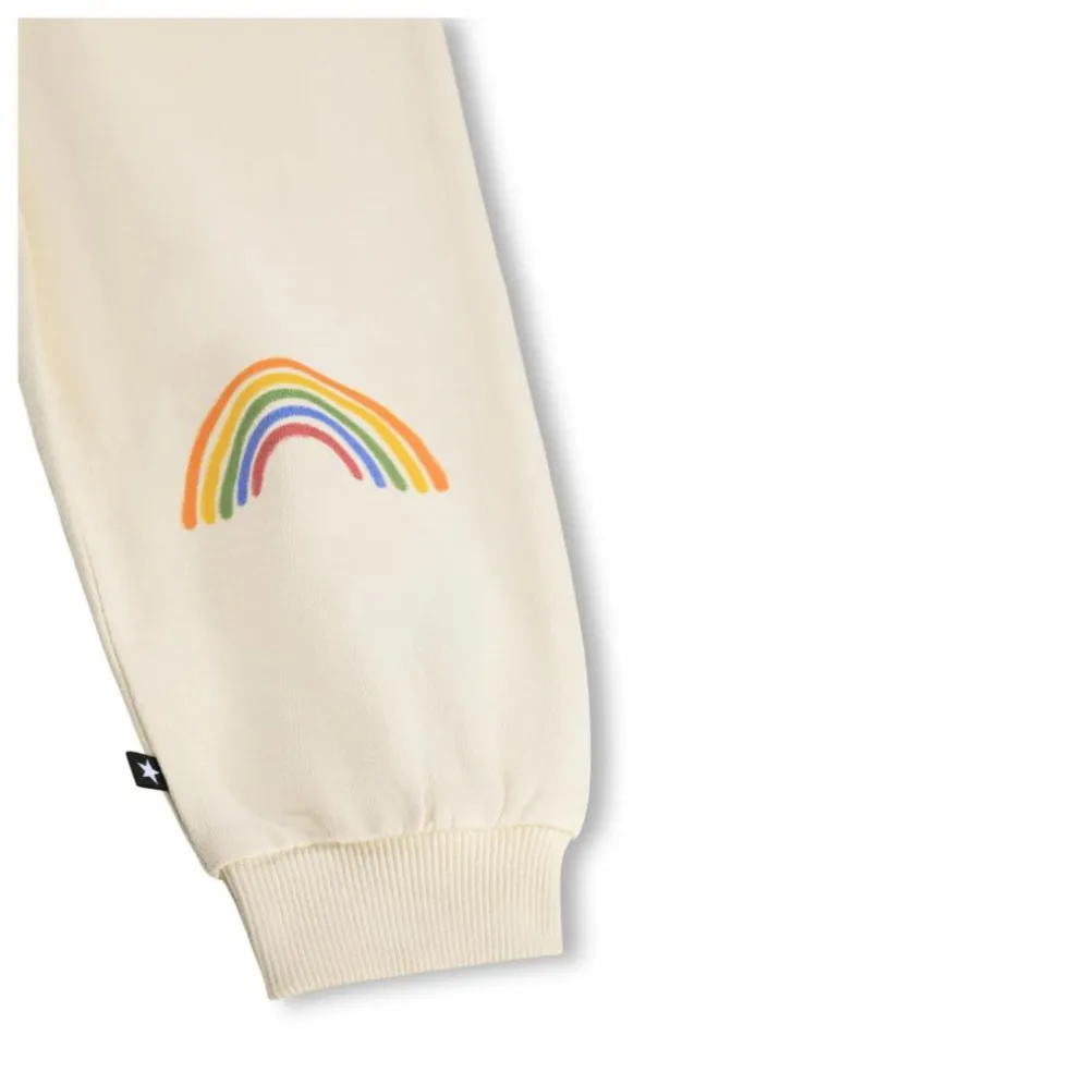 Jogger Simeon Arcs-en-ciel Coton Bio | Ecru